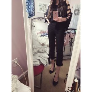 Loft cropped dress pants